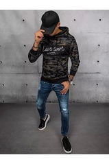Vyriškas juodas džemperis Dstreet BX5549