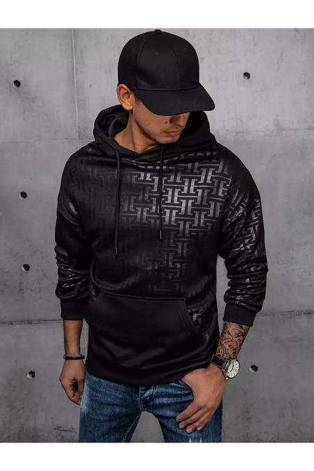 Dstreet vyriškas juodas džemperis BX5551