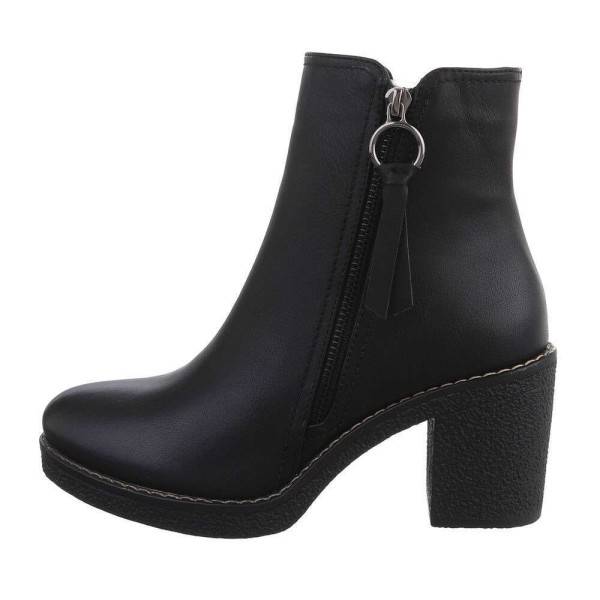 Aukštakulniai juodi moteriški batai 2039-black