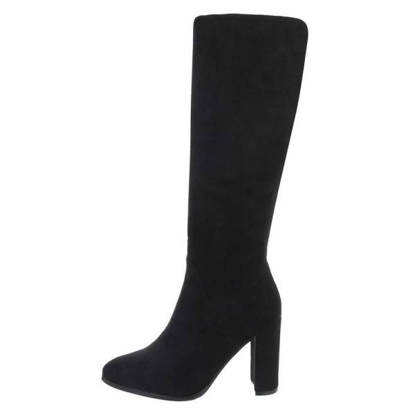 Aukštakulniai juodi moteriški batai 5086-black