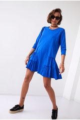 Mėlynos spalvos suknelė GR-12220_COBALT