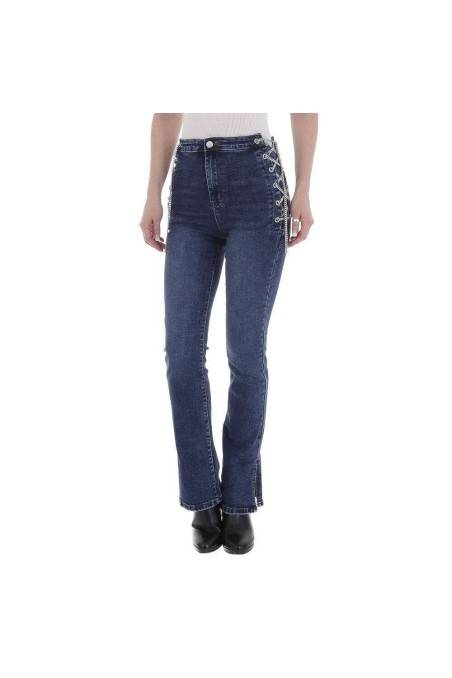Damen Bootcut Jeans von Laulia - blue-KL-J-T122-1-blue