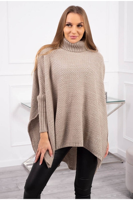Smėlio spalvos moteriškas megztinis 2019-30