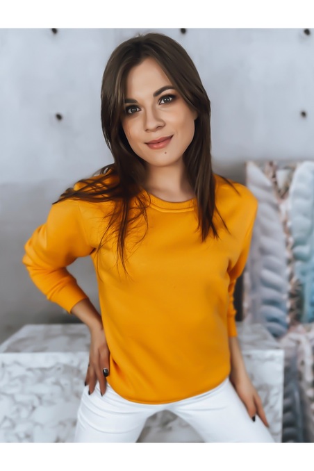 FASHION II moteriškas džemperis oranžinės spalvos