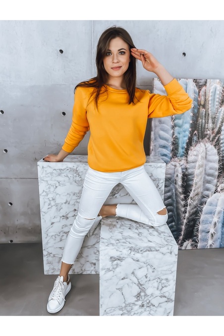 FASHION II moteriškas džemperis oranžinės spalvos