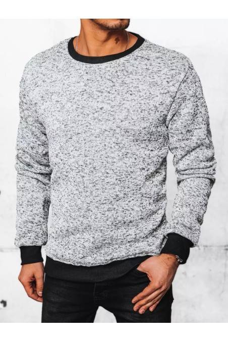 Vyriškas šviesiai pilkas džemperis Dstreet BX5291
