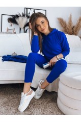 Moteriškas sportinis kostiumas MIGEL mėlynas Dstreet AY0807