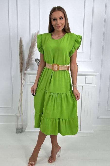Žalia suknelė be rankovių KES-24119-5997