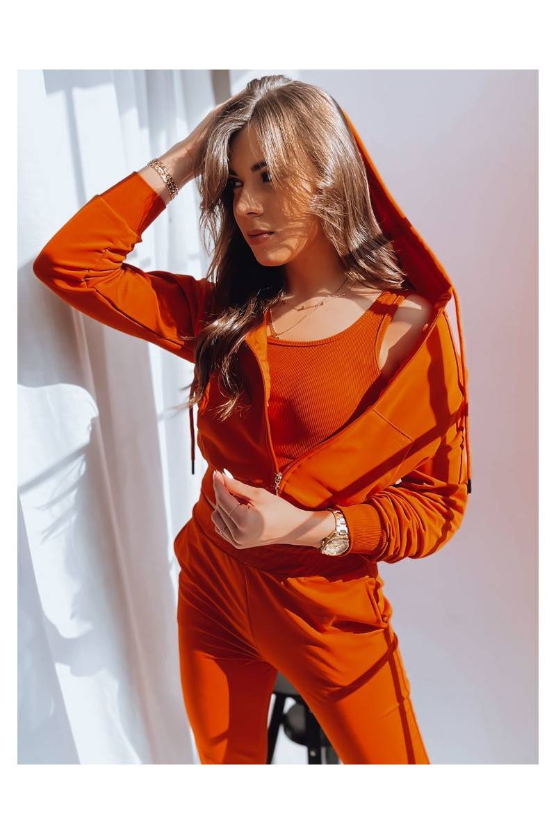 Moteriškas megztinis MY LOVE oranžinis Dstreet BY1200