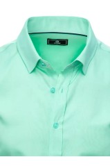 Vyriški elegantiški mėtiniai marškinėliai Dstreet DX2433