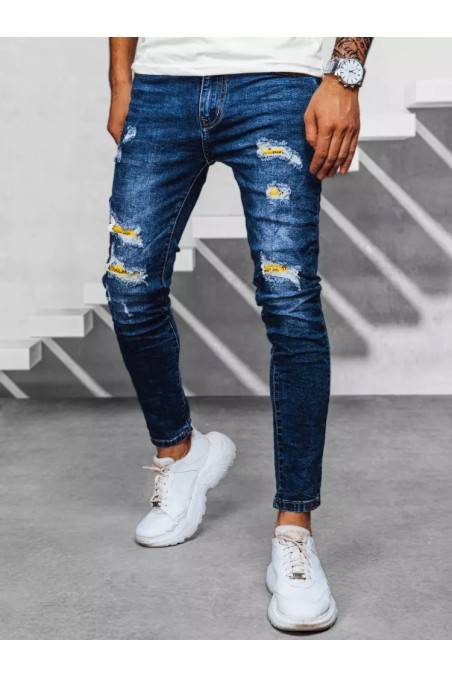 Vyriški mėlyni džinsiniai džinsai Dstreet UX3932