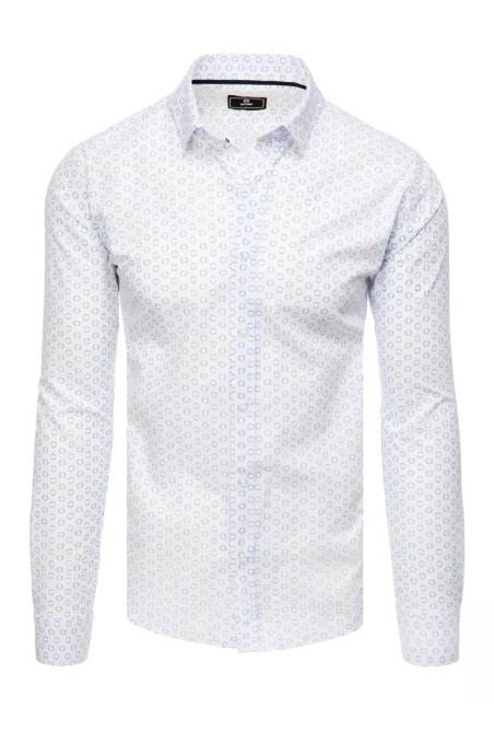 Dstreet DX2438 vyriški balti marškiniai
