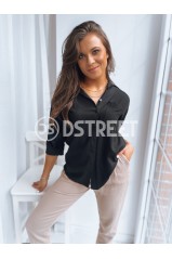 VERY PERY moteriški marškiniai juodi Dstreet DY0299