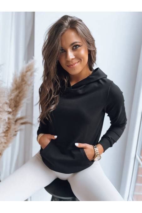 BASIC EVER moteriškas megztinis juodas Dstreet BY1201