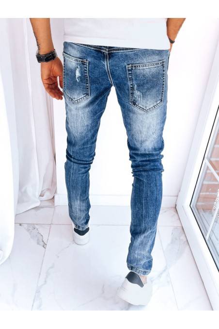 Dstreet UX3995 vyriški džinsiniai džinsai tamsiai mėlyni