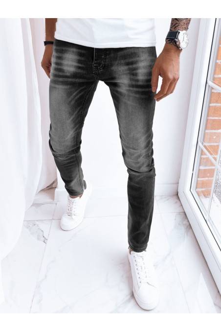 Vyriškos juodos džinsinės kelnės Dstreet UX3992