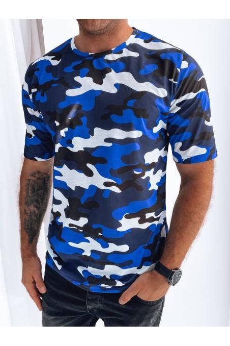 Dstreet RX5250 mėlyni vyriški marškinėliai