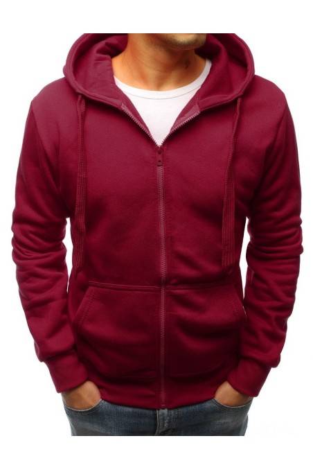 Bordo spalvos vyriškas džemperis Dstreet bx3694