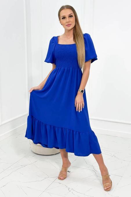 Mėlyna ilga suknelė KES-24827-5952