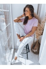 Moteriški marškinėliai MAYLA violetiniai Dstreet RY2209