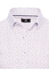 Vyriški marškiniai trumpomis rankovėmis balti Dstreet KX1016