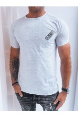 Vyriški šviesiai pilki marškinėliai Dstreet RX5293