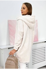 Smėlio spalvos stilingas džemperis KES-25251-9110