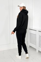 Džemperio komplektas džemperis + kelnės juodos spalvos KES-26652-2024-30