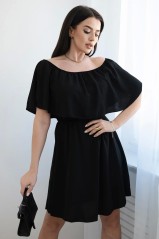 Liemens ispaniška suknelė juodos spalvos KES-28606-IT-26