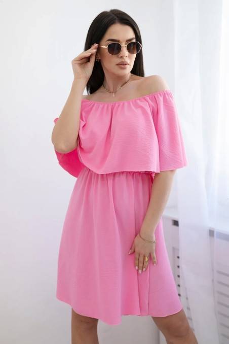 Liemens ispaniška suknelė šviesiai rožinė KES-28612-IT-26