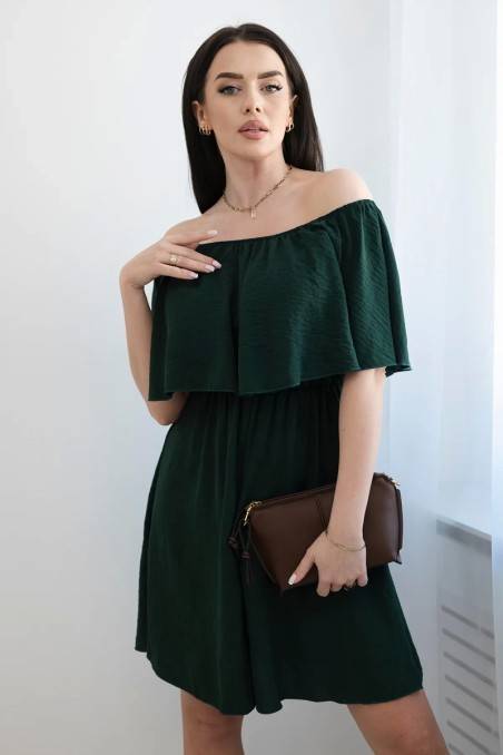 Liemens ispaniška suknelė tamsiai žalia KES-28614-IT-26